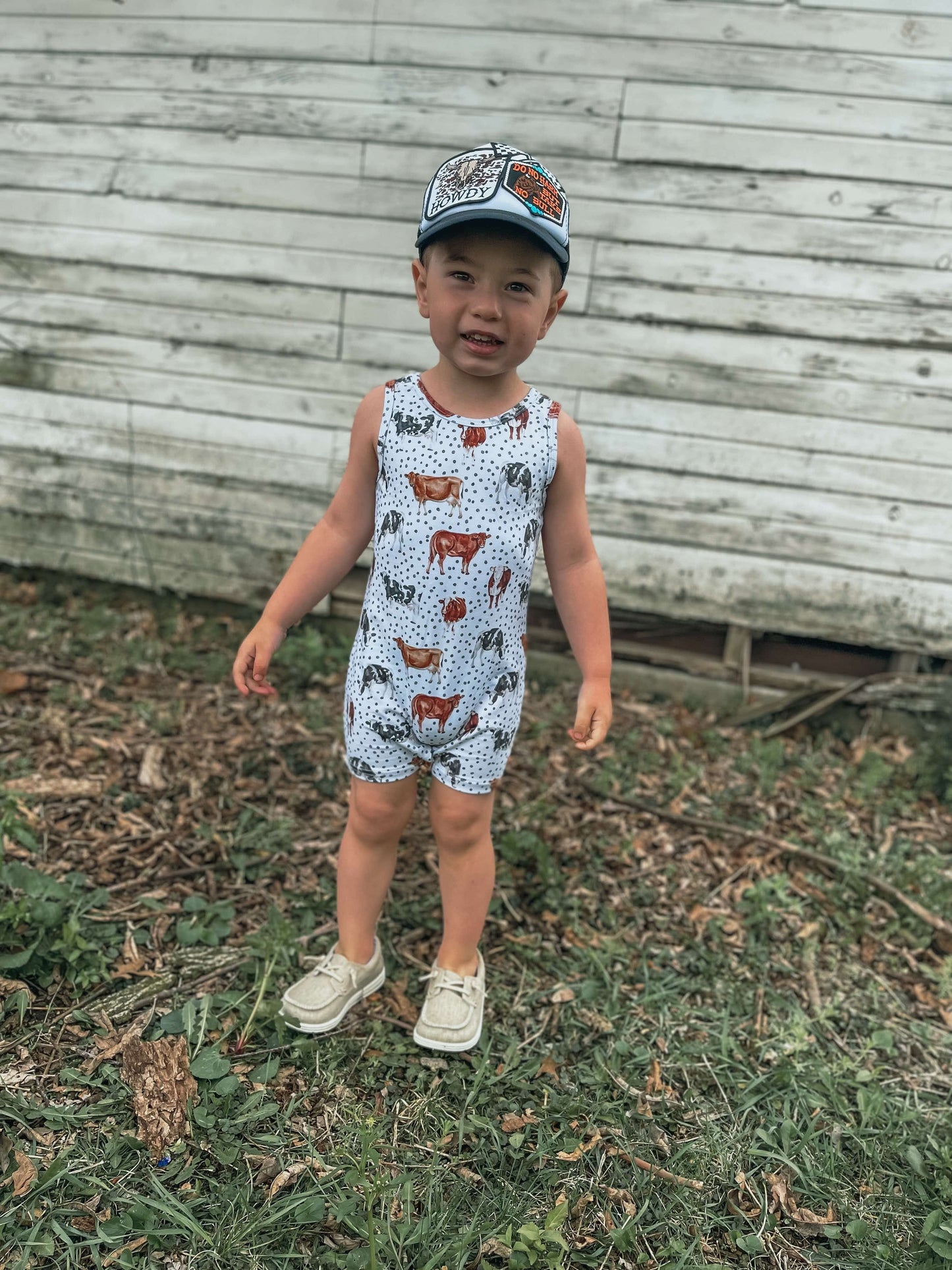 Heifer Tank Top Romper (FINAL SALE)