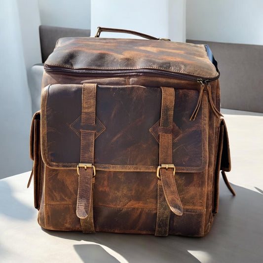 Vintage leather Backpack