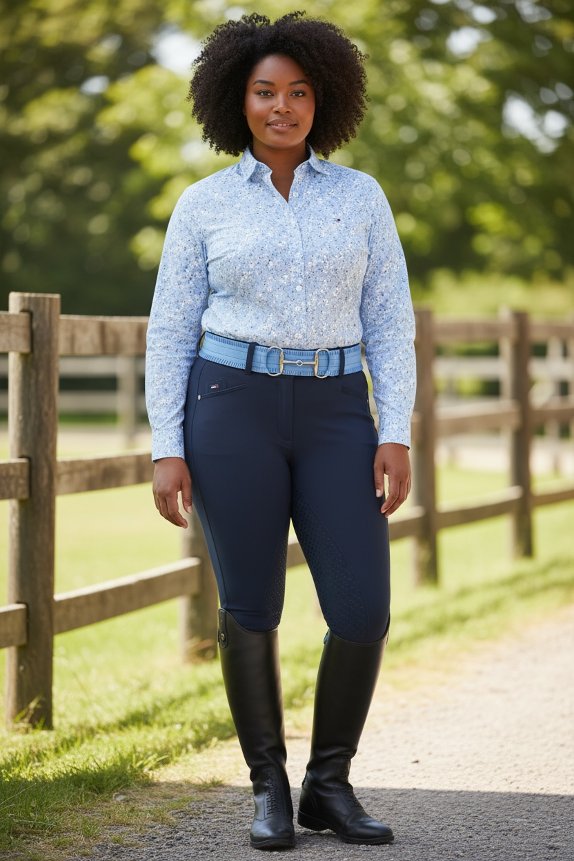 Elastic Ruffle Snaffle Belt