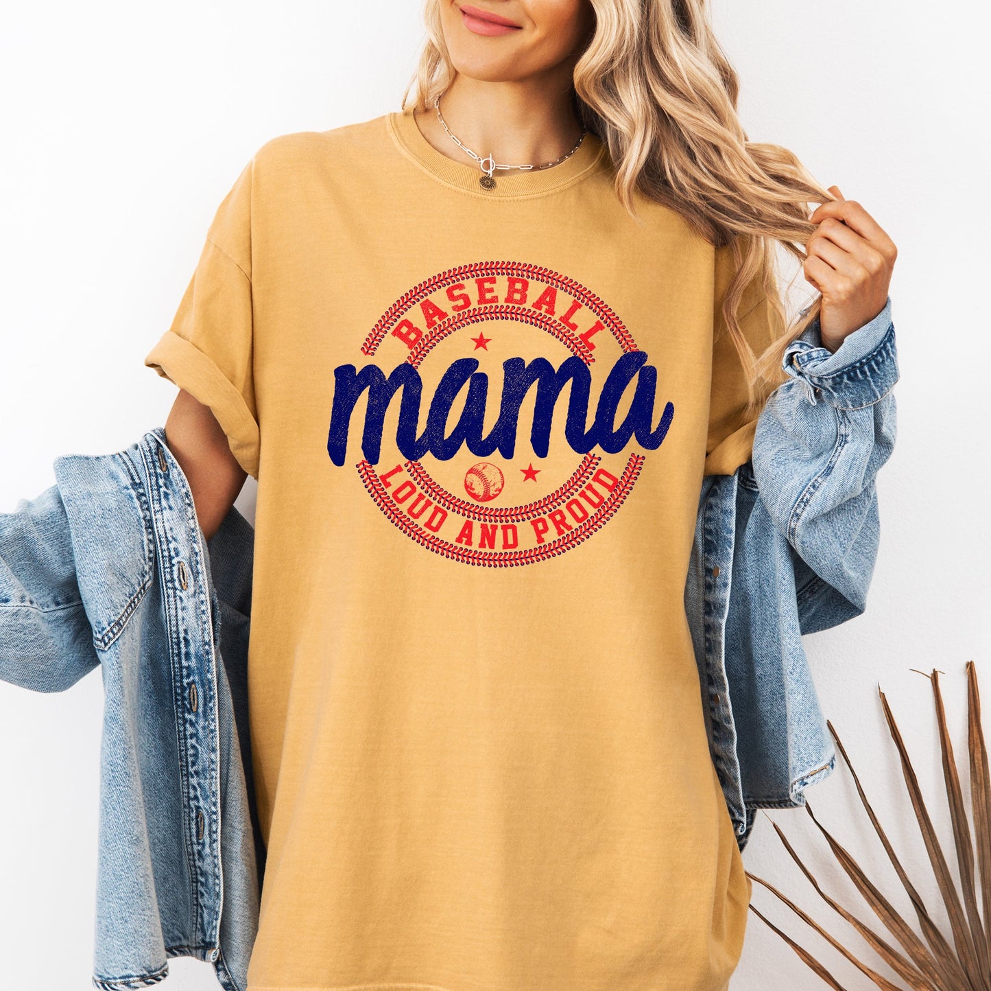Baseball Mama, Loud and Proud, Sports, Mother's Day Tshirt Comfort Colors T-Shirt