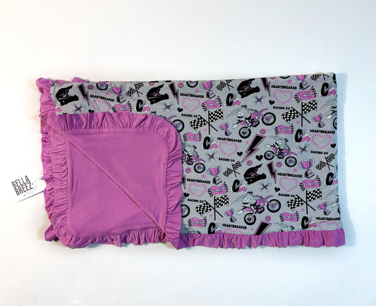 PINK Heartbreaker Racing Co Bamboo Blanket (FINAL SALE)