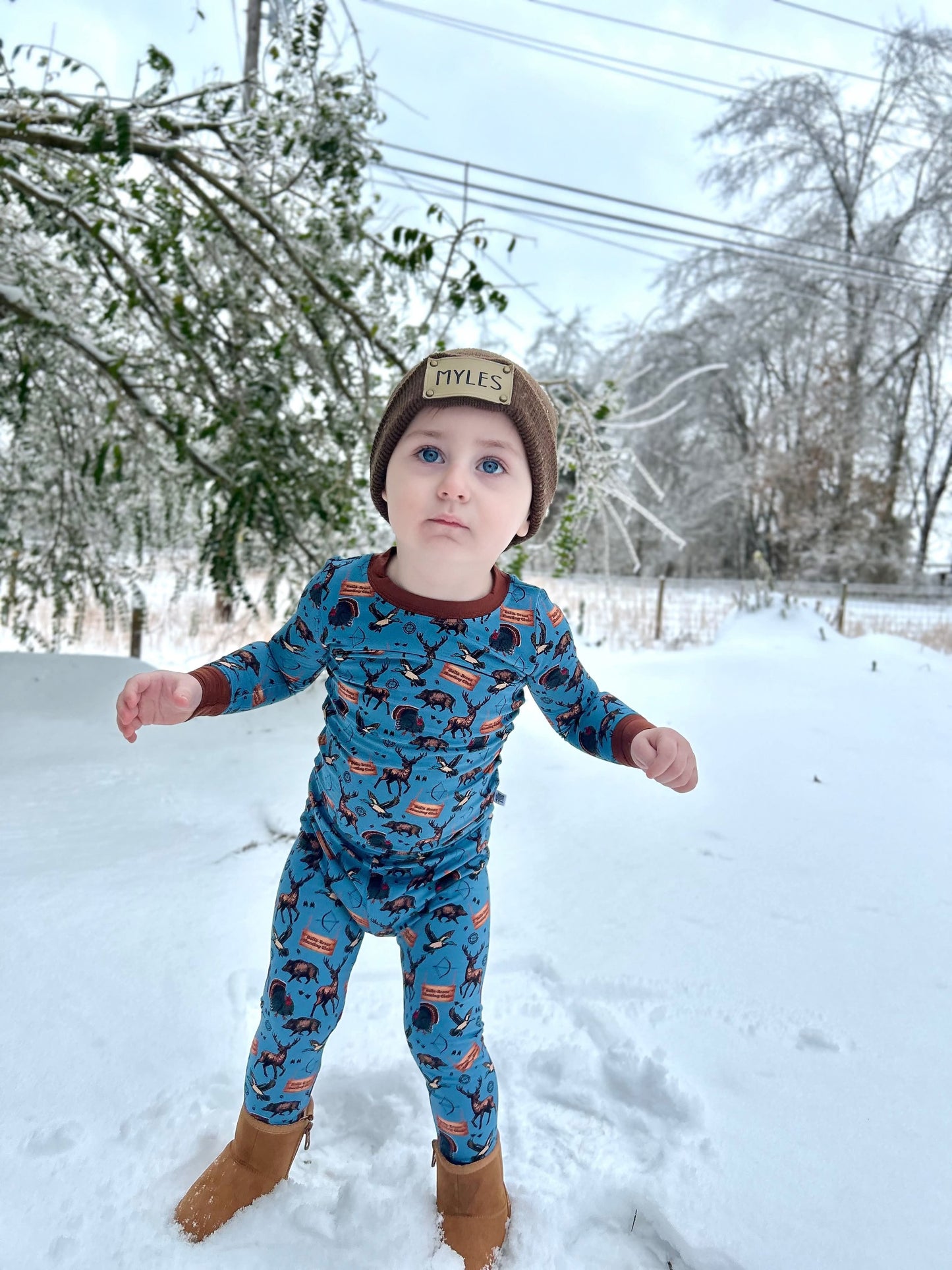 BLUE Bella-Breez Hunting Club Bamboo Set (FINAL SALE)