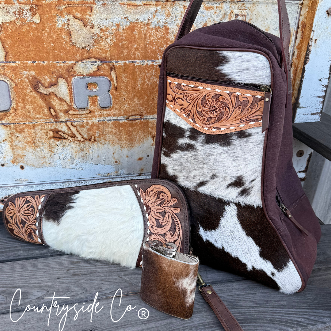 Boot Bag, Carry Case and Flask BUNDLE