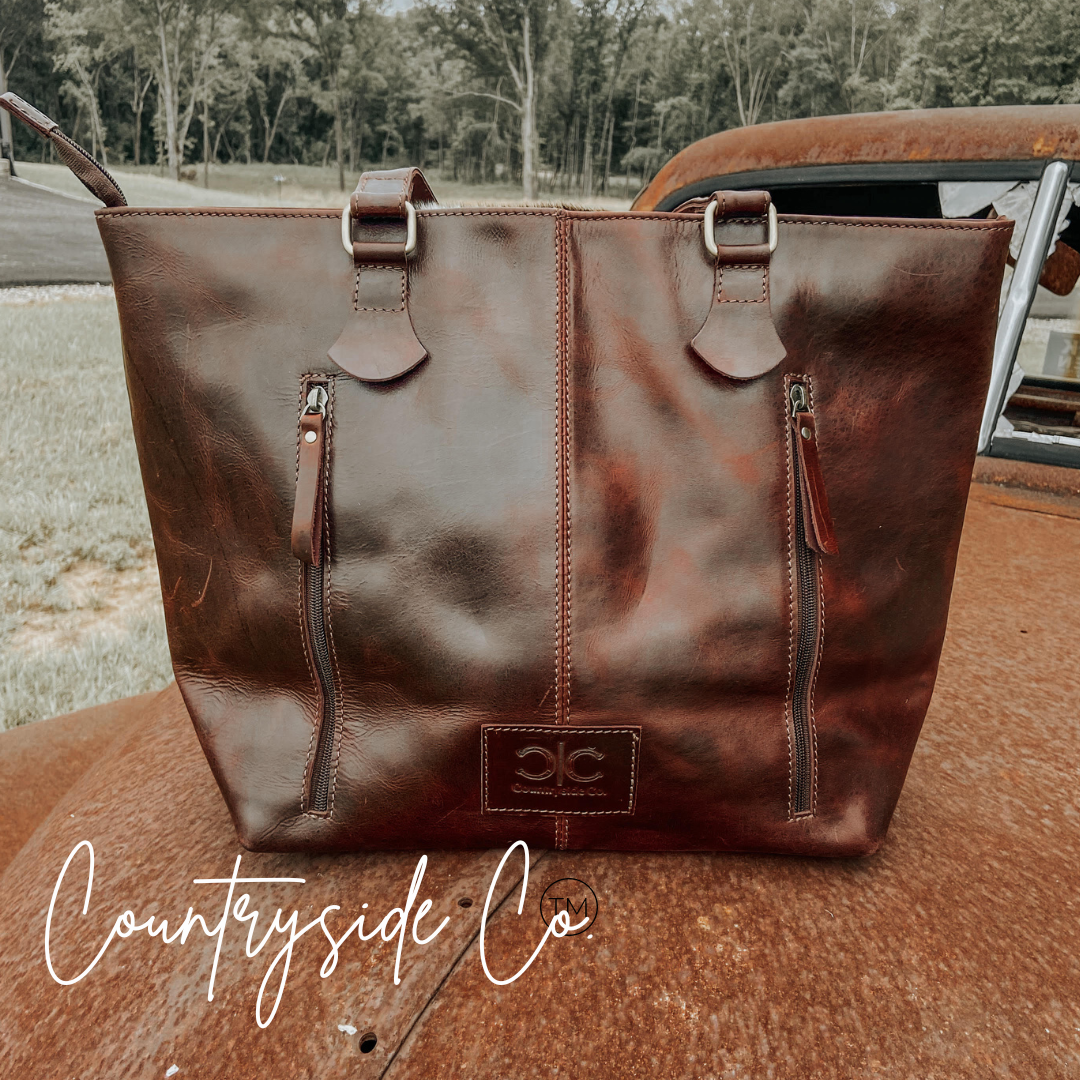 Jane Concealed Carry Leather Purse, Wallet and Wristlet BUNDLE