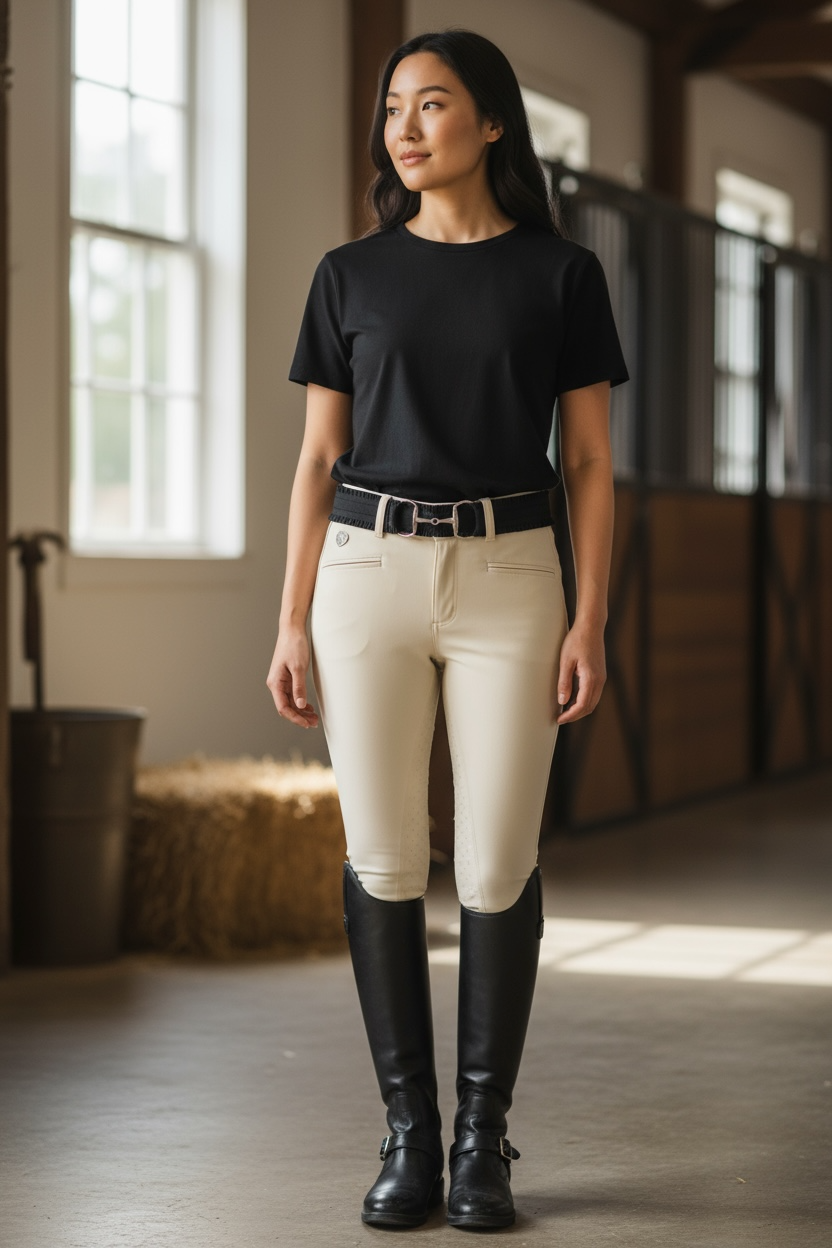 Elastic Ruffle Snaffle Belt