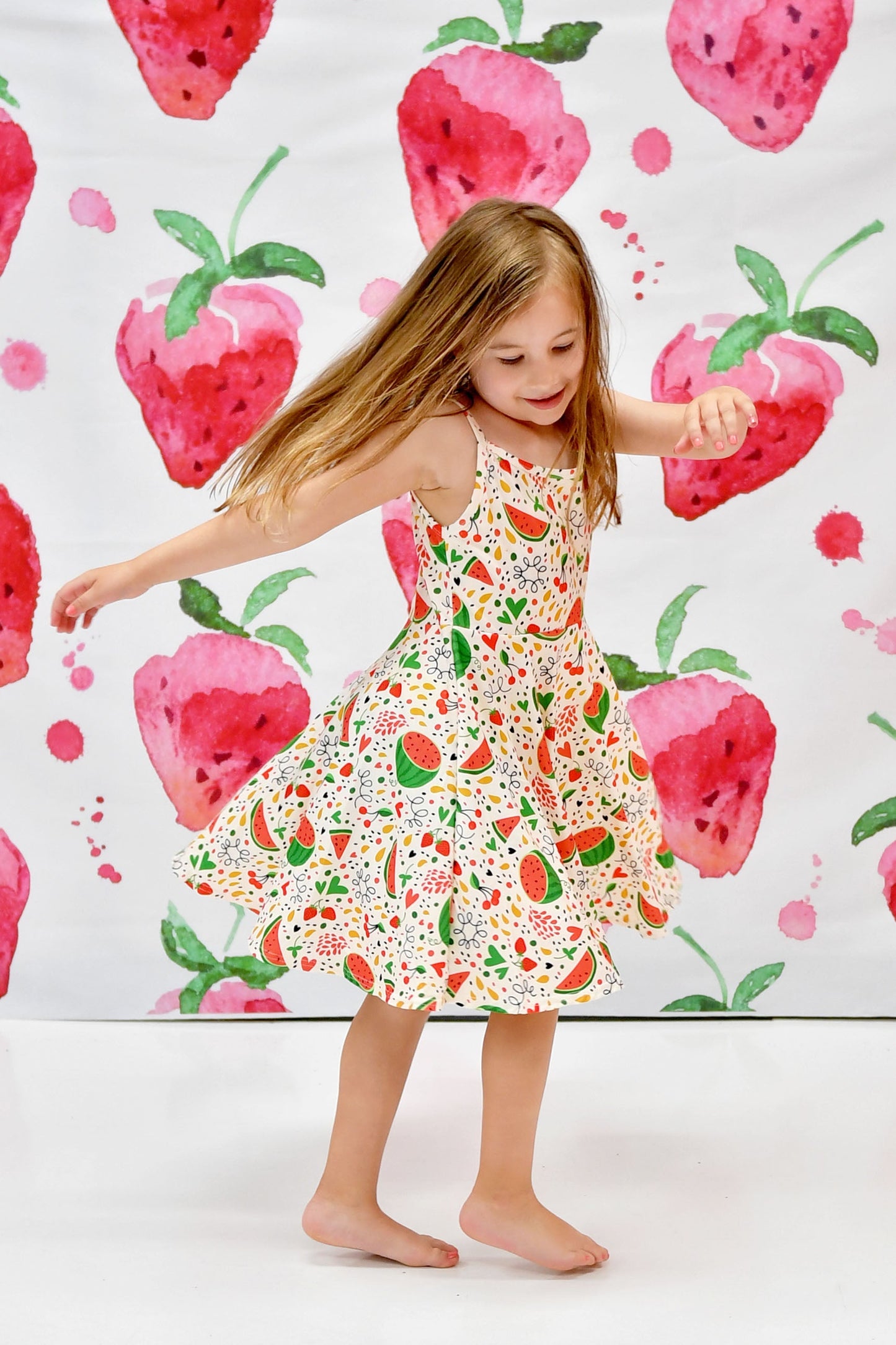 Watermelon Twirl Dress