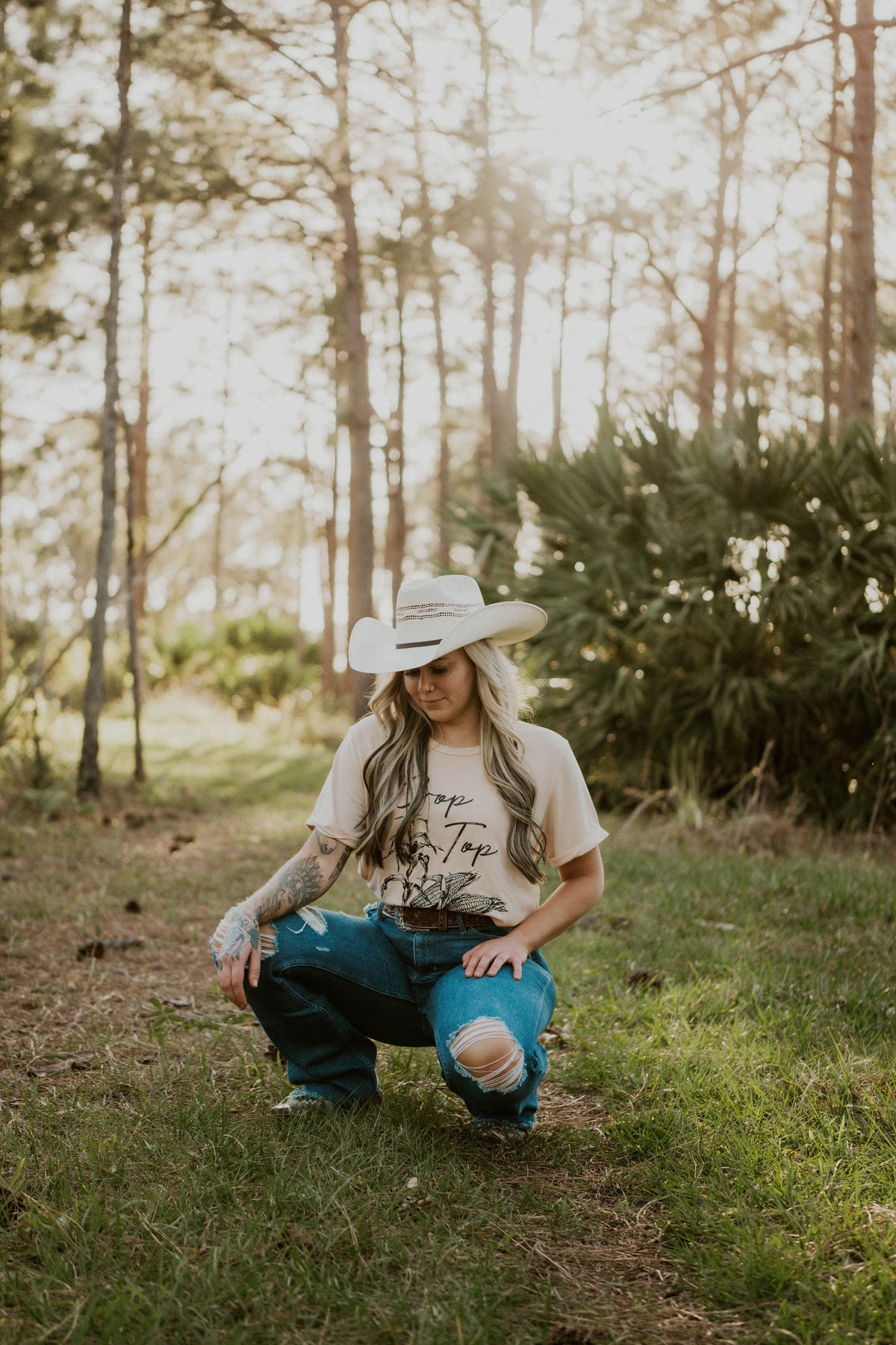 Crop Top Graphic T-Shirt
