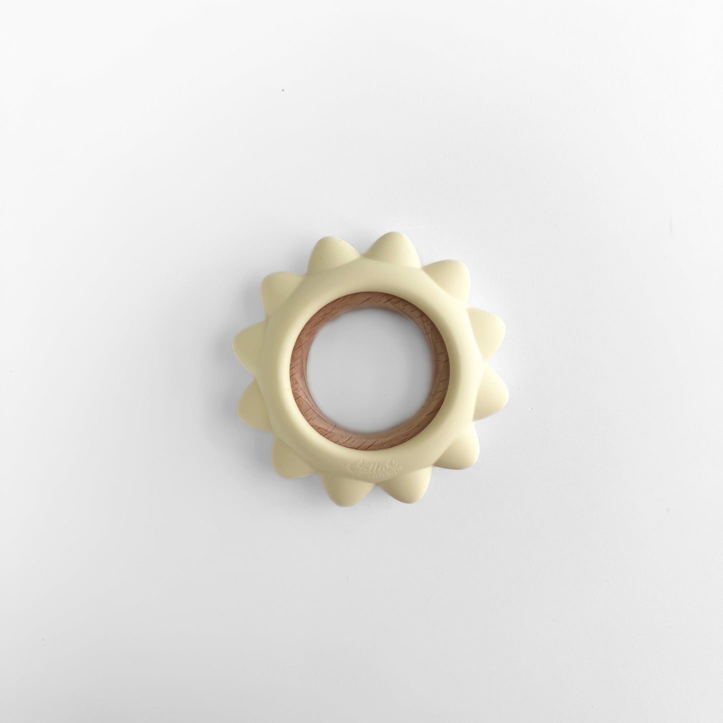 Garden Party Teether Collection - Silicone & Beechwood Sunshine