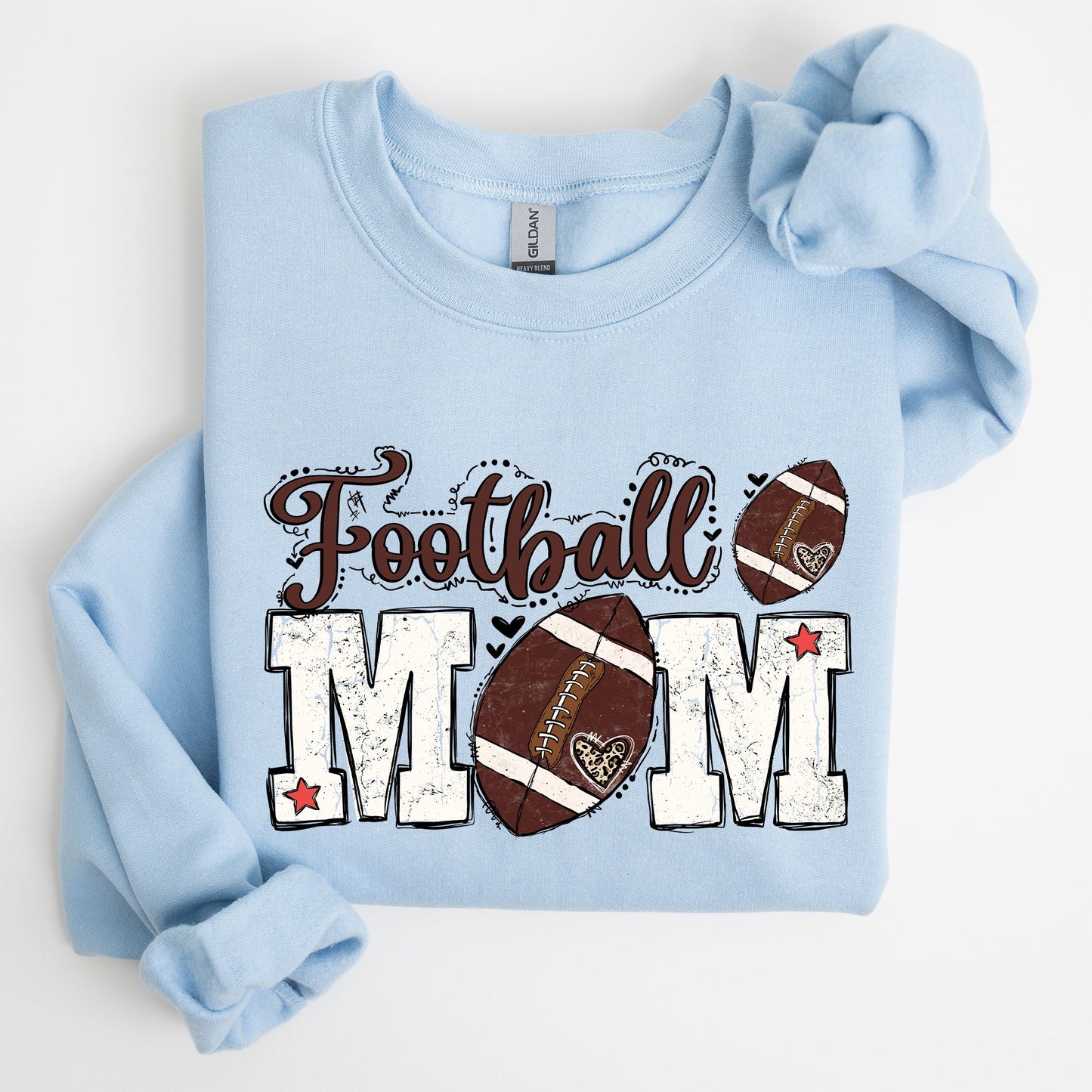 Football Mom, Sports, Game Day, Big Game, Touchdown, Tailgate Party Sweatshirt
