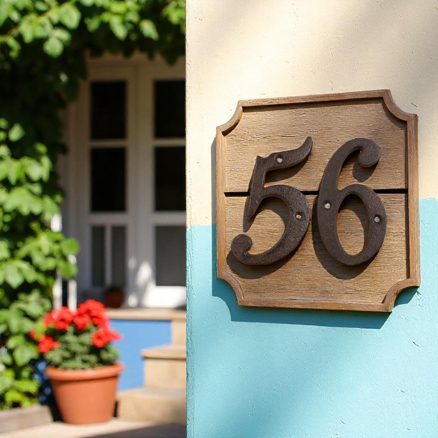Cast Iron Rustic House Numbers, Cast Iron Numbers, Rustic Antique Farmhouse Cast Iron Address Numbers