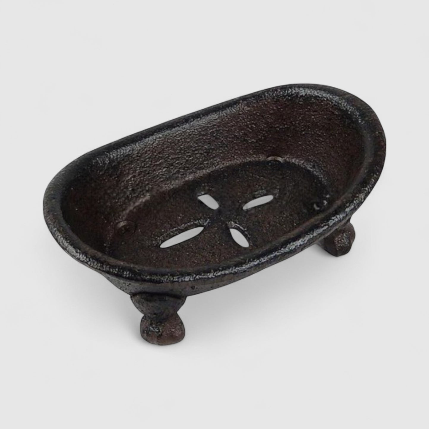Vintage Cast Iron Bathtub Soap Dish, Antique-Style Bathroom Accessory