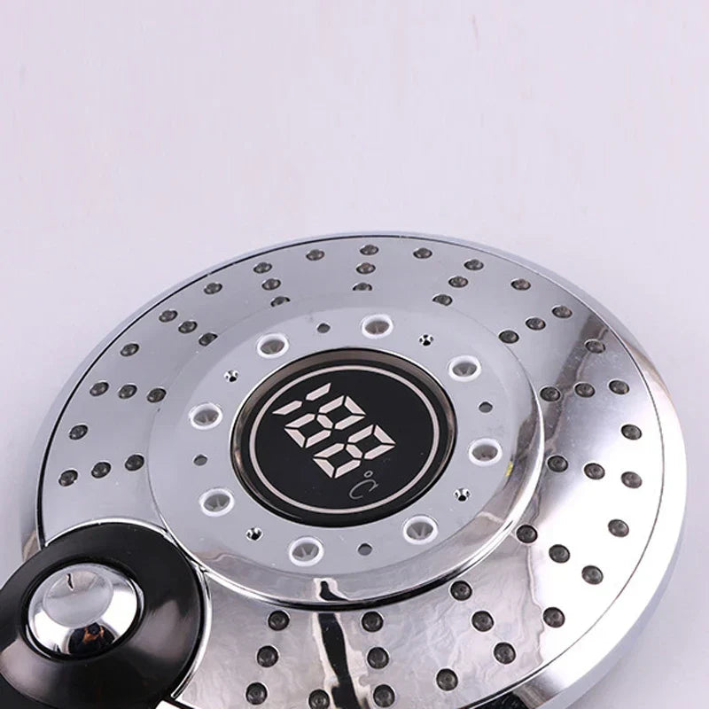 DecorBites™ LED Light Shower Head with Digital Temperature Control