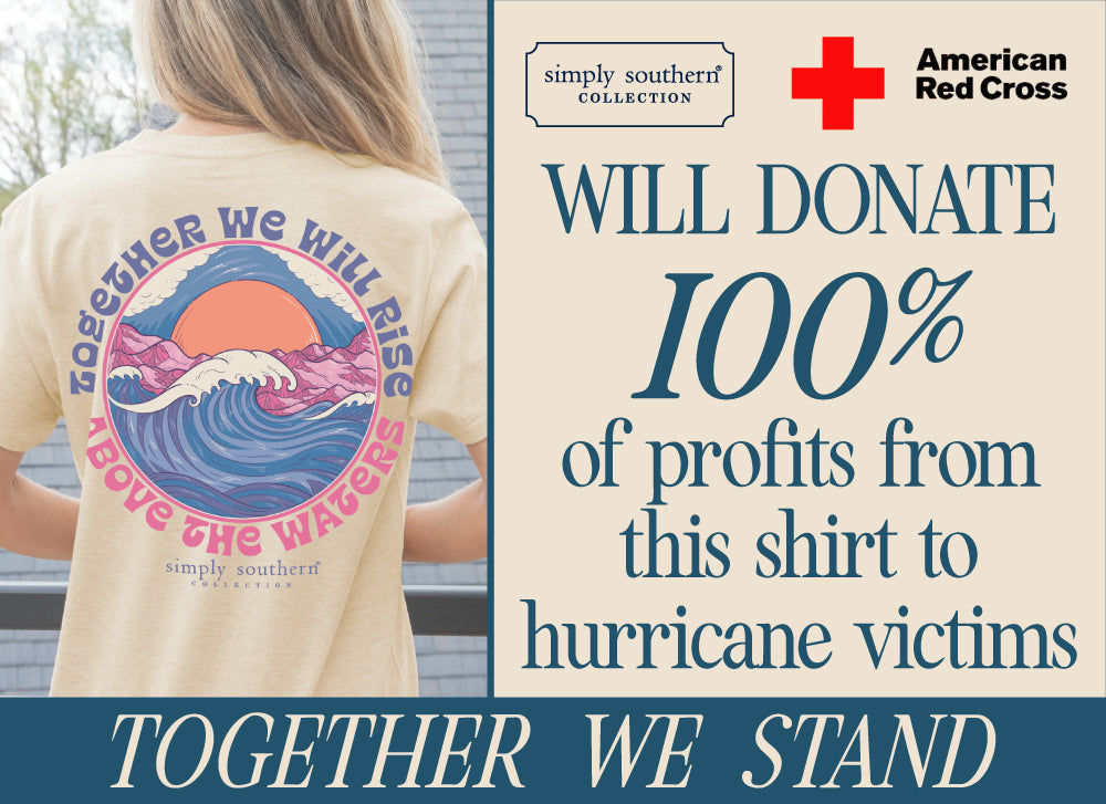 Together We Will Rise Above The Waters - Hurricane Relief - F24 - SS - Adult T-Shirt