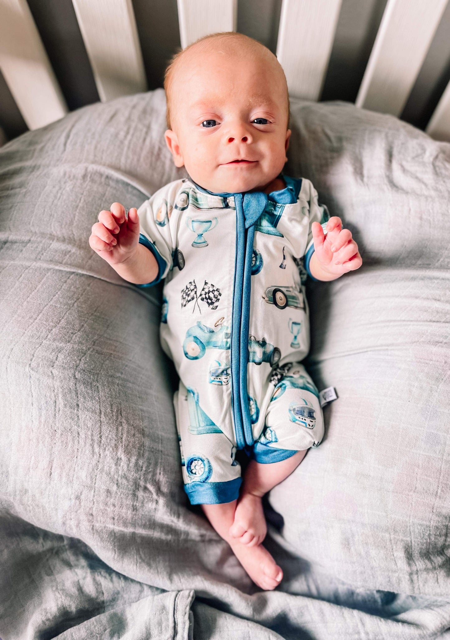 Need For Speed Bamboo Shortie Romper (FINAL SALE)