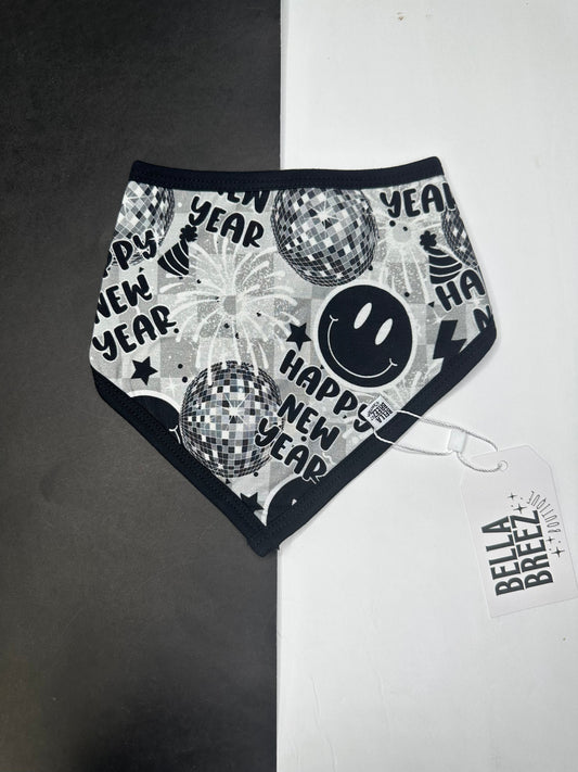 Happy New Year Bamboo Bib (FINAL SALE)