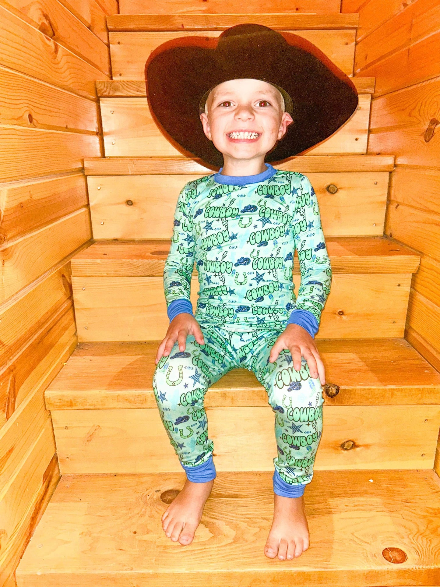 Neon Cowboy Bamboo Set (FINAL SALE)