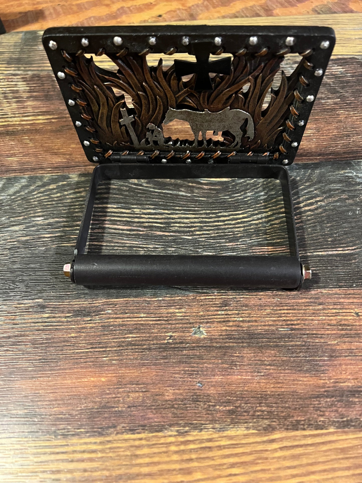 Praying Cowboy Toilet Paper Holder