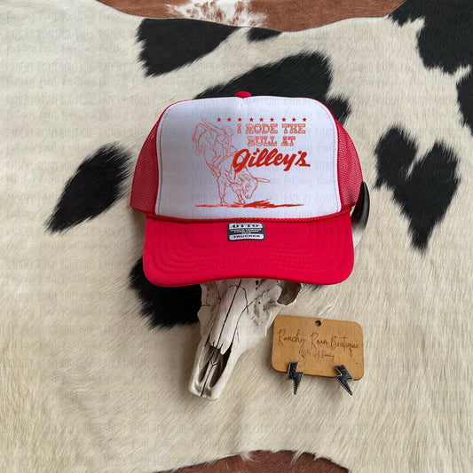 I Rode The Bull Western Trucker Hat