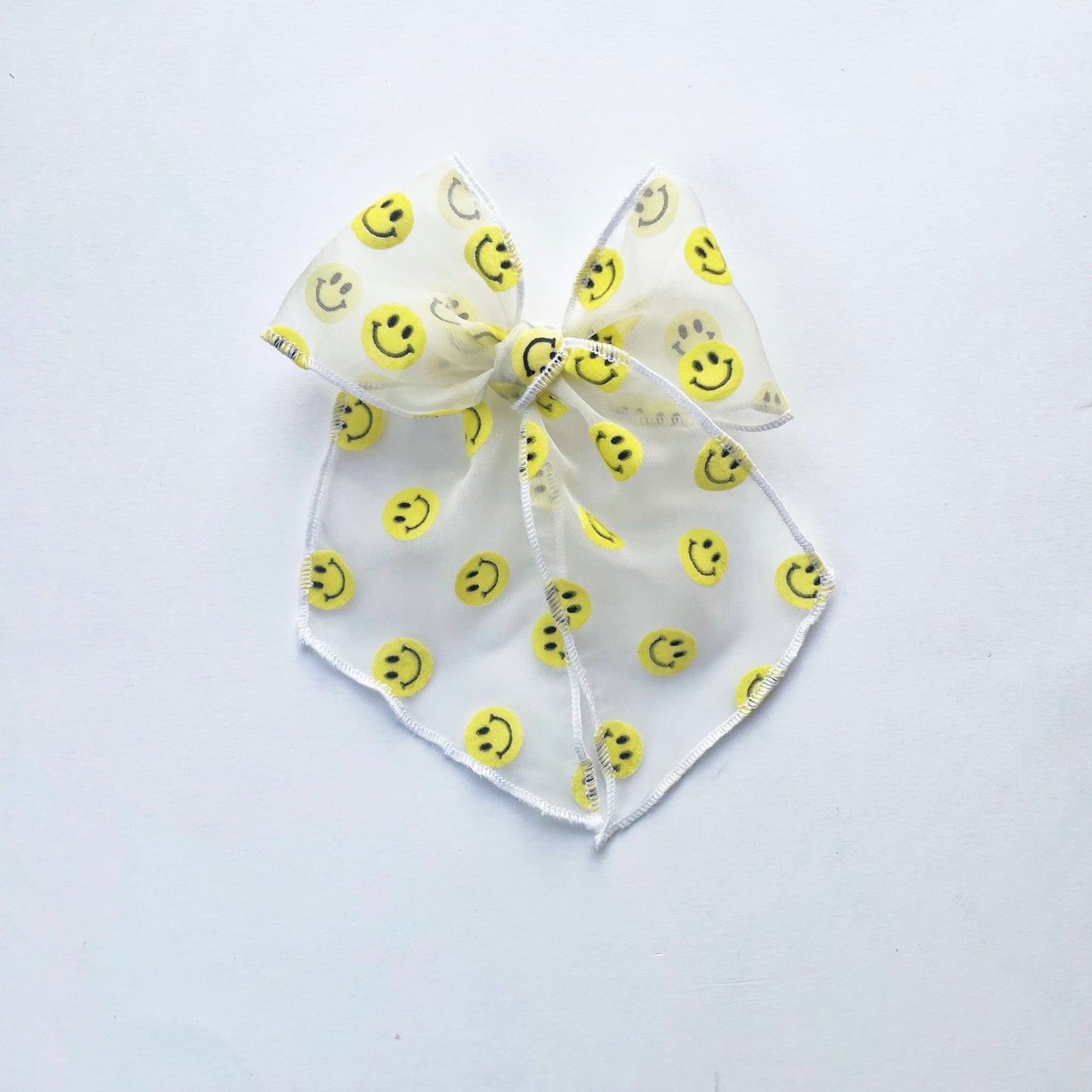Smile Flocked Elle Bow