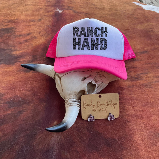 Tooled Ranch Hand Western Foam Trucker Hat