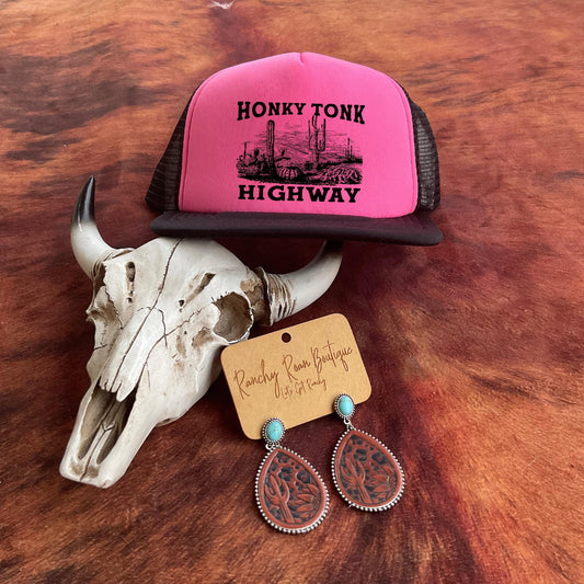 Honky tonk Highway Western Foam Trucker Hat