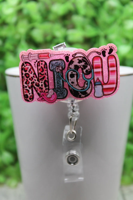 NICU Western Badge/ID Holder Reel