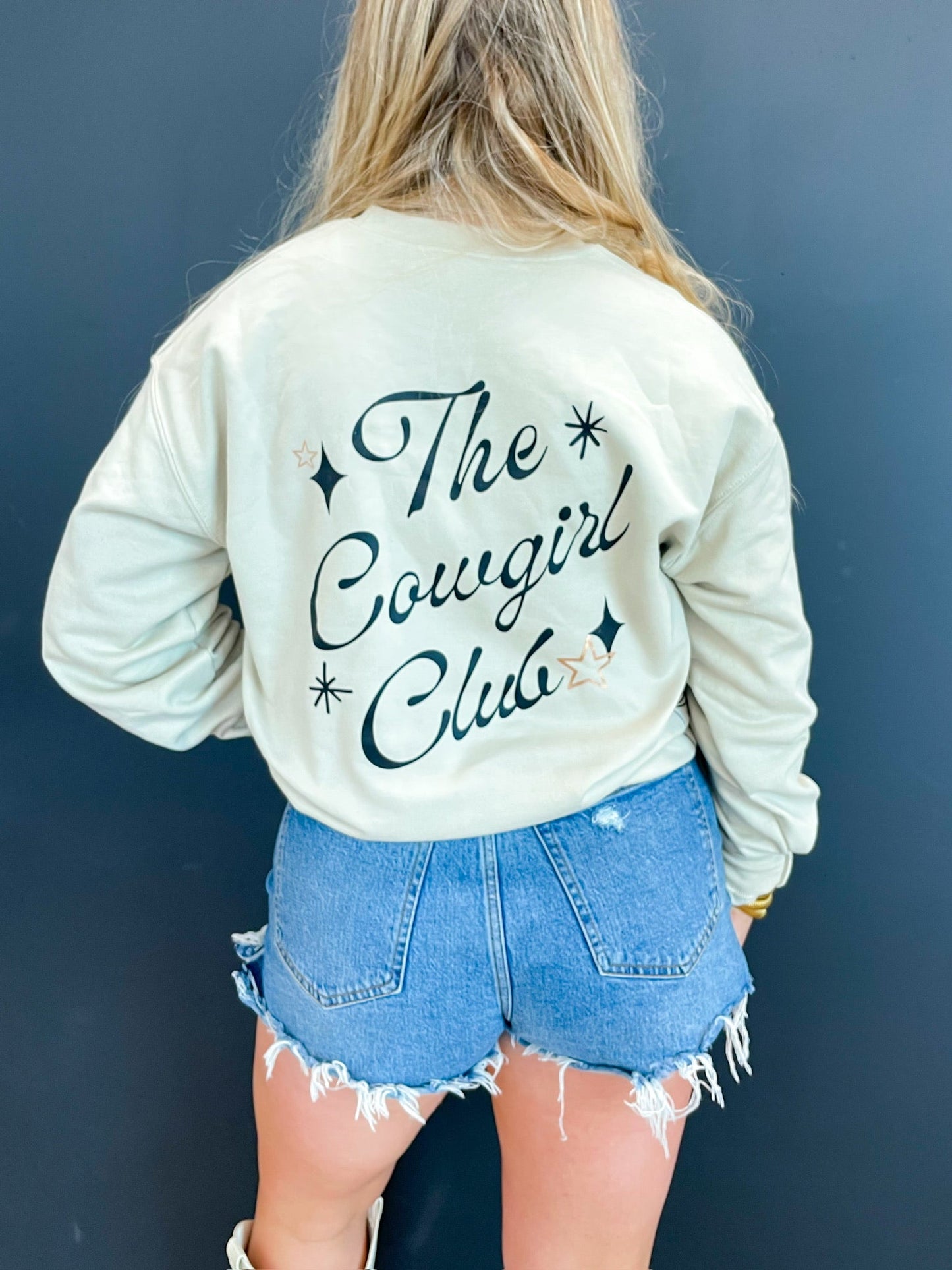 THE COWGIRL CLUB CREWNECK