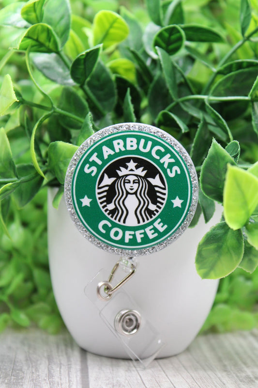SB Glitter Circle Badge/ID Holder Reel