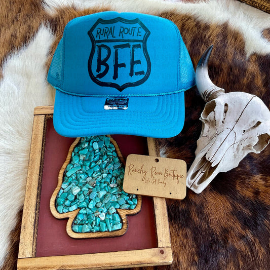 Rural Route BFE Western Foam Front Trucker Hat