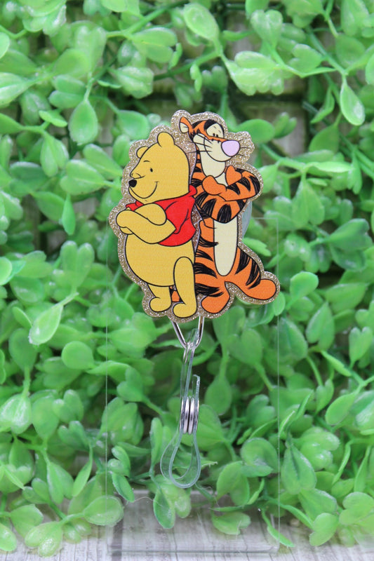 Bear & Tiger Badge/ID Holder Reel