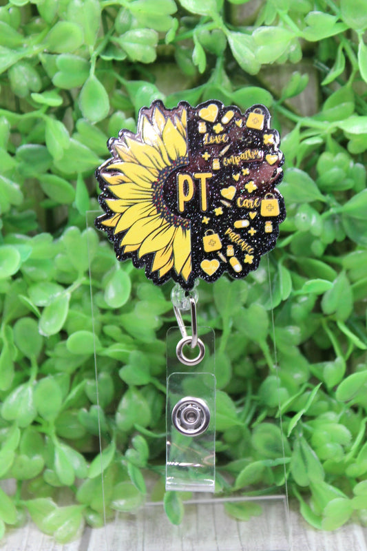 PT Sunflower Badge/ID Holder Reel