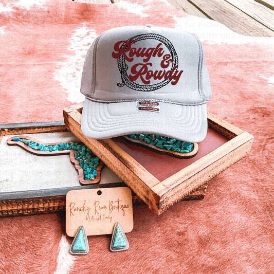 Rough and Rowdy Western Foam Front Trucker Hat