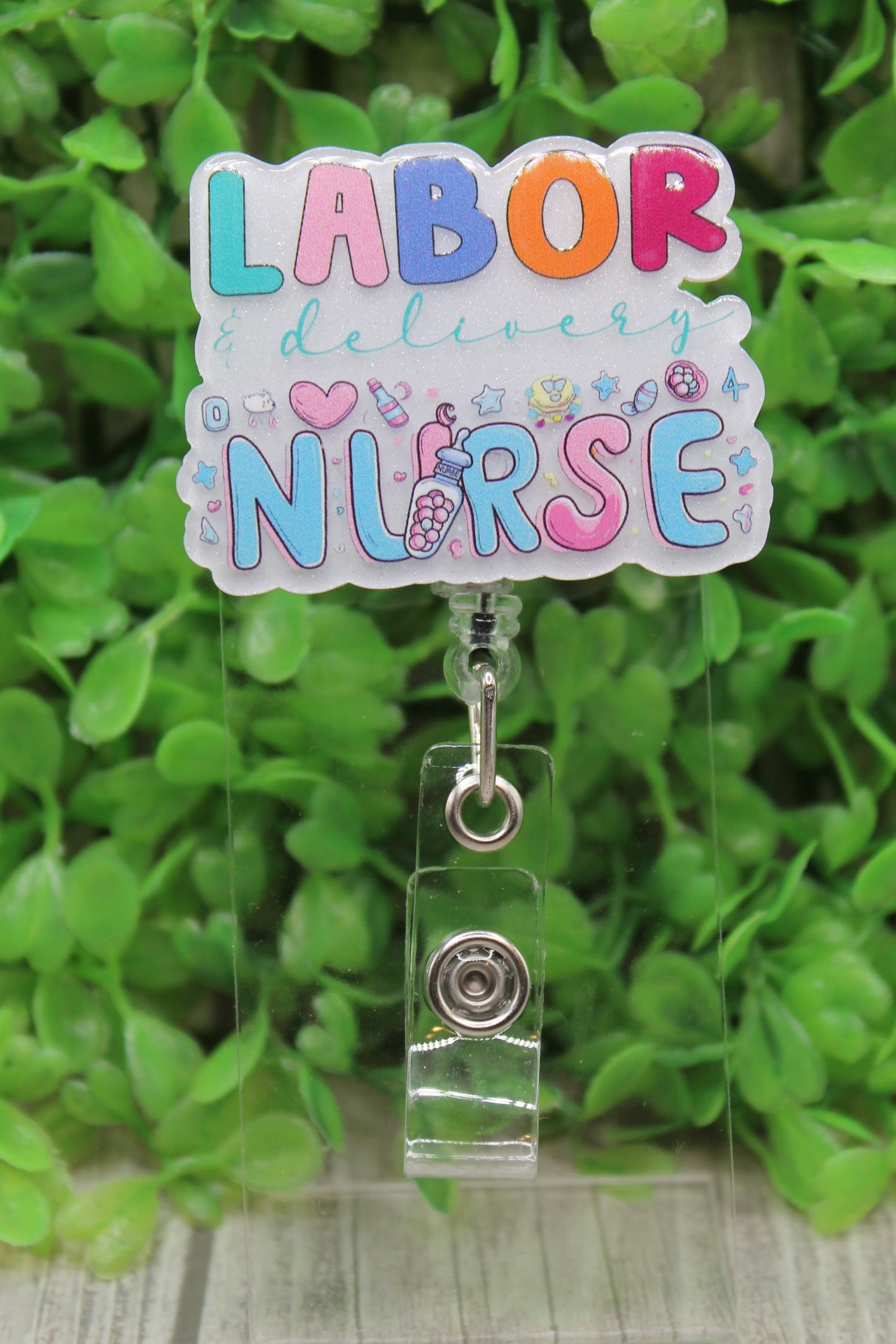 Labor & Delivery Nurse Badge/ID Holder Reel