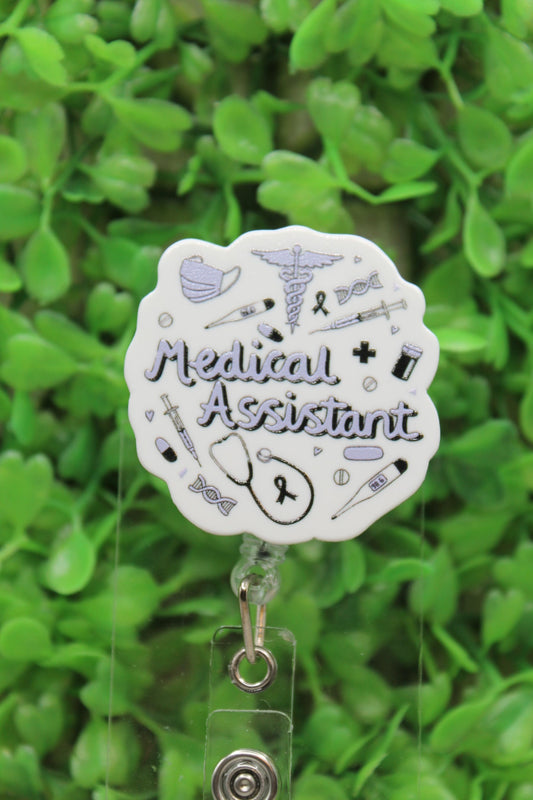 Medical Assistant Badge/ID Holder Reel