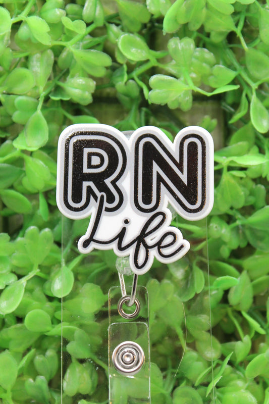 RN Life Badge/ID Holder Reel