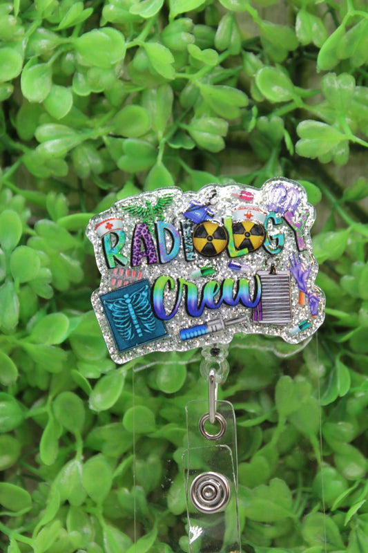 Radiology Crew Badge/ID Holder Reel