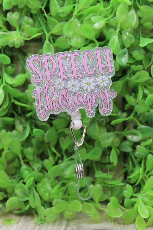 Speech Therapy Badge/ID Holder Reel