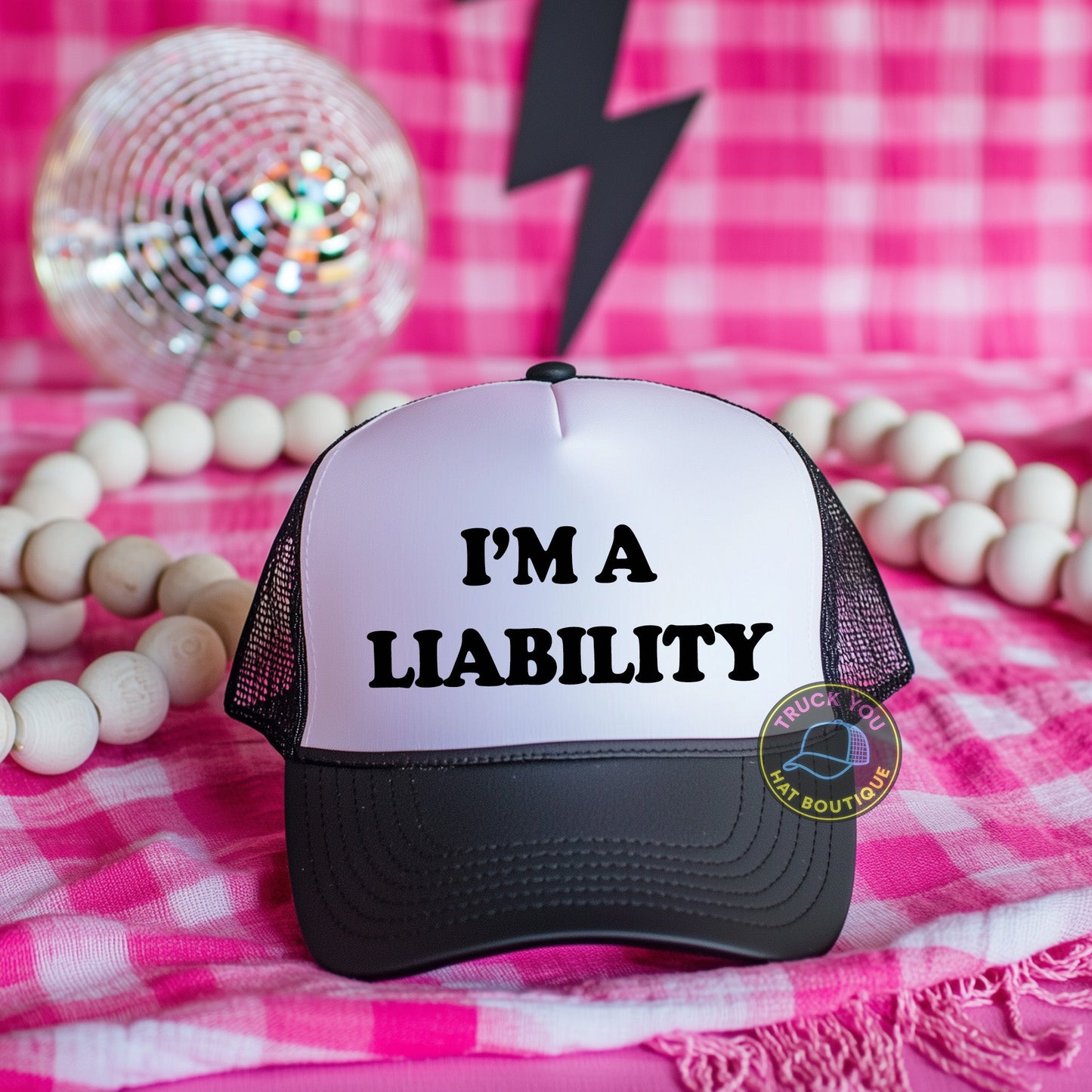 I'm A Liability Adult Otto Foam Trucker Hat