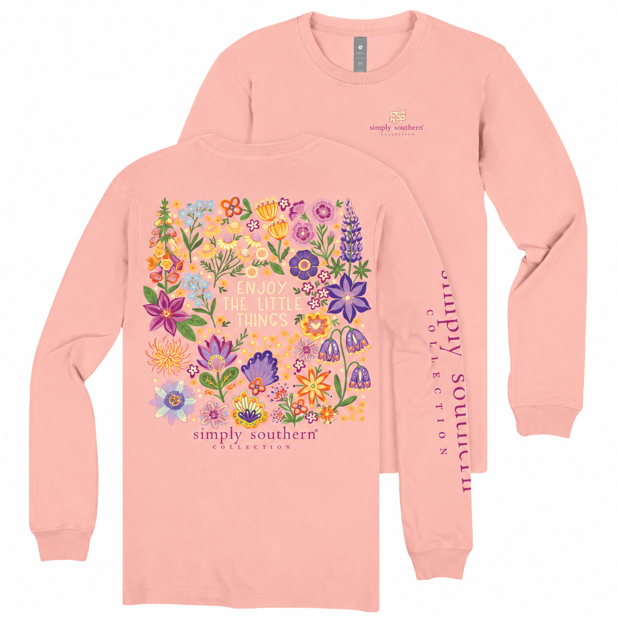 Enjoy The Little Things - Flowers - SS - F26 - YOUTH Long Sleeve