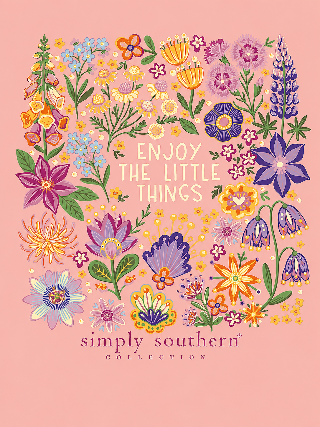 Enjoy The Little Things - Flowers - SS - F26 - YOUTH Long Sleeve