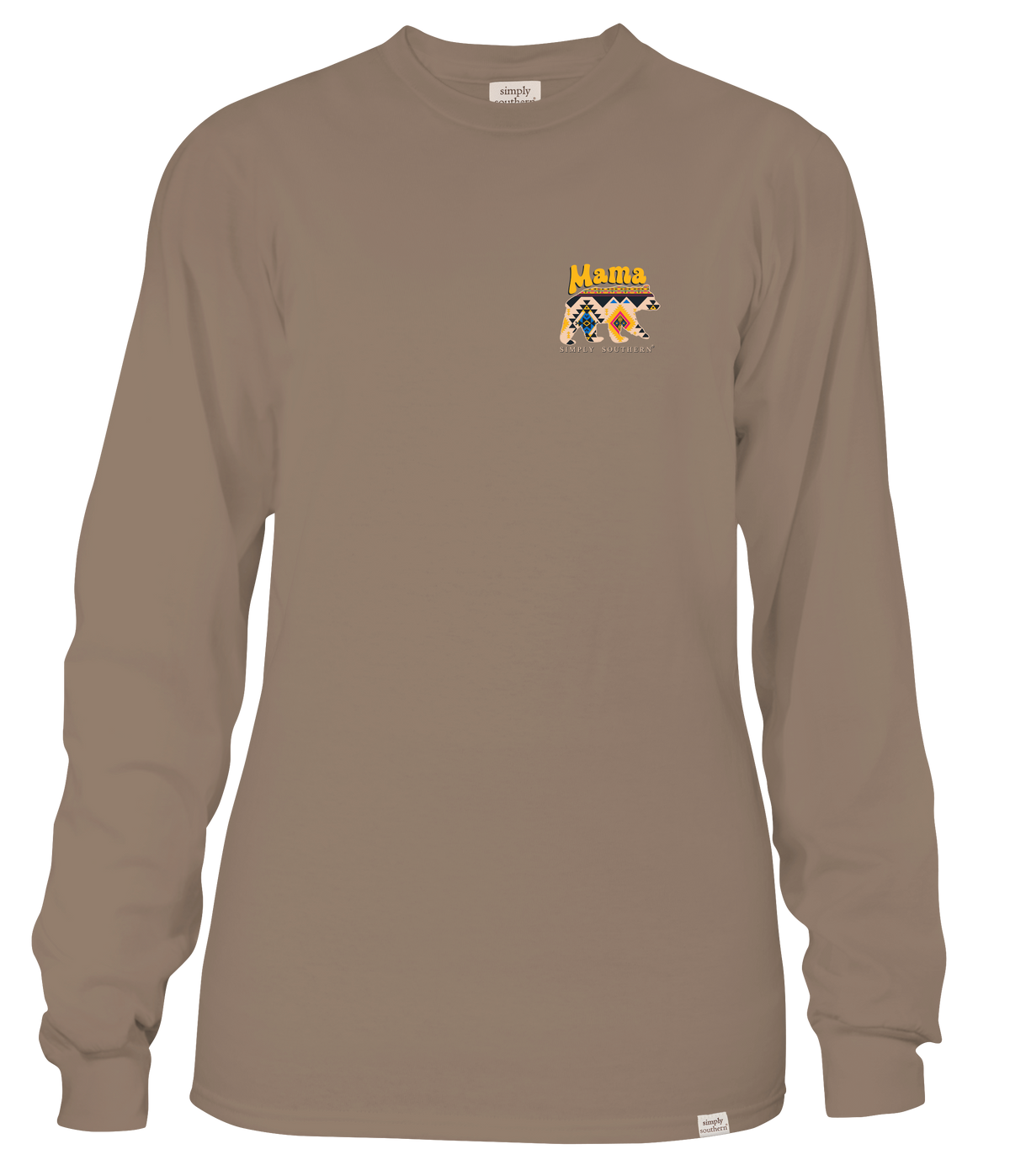 Mama Bear Aztec - SS - Adult Long Sleeve
