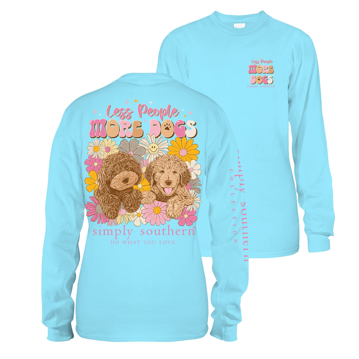 Less People More Dogs - SS - Adult Long Sleeve