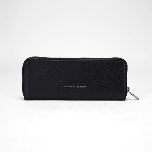 Loyal West RANCH ROAD JEWELERY CASE IN CALF LEATHER - BLACK