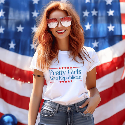 Pretty Girls Vote Republican Tees
