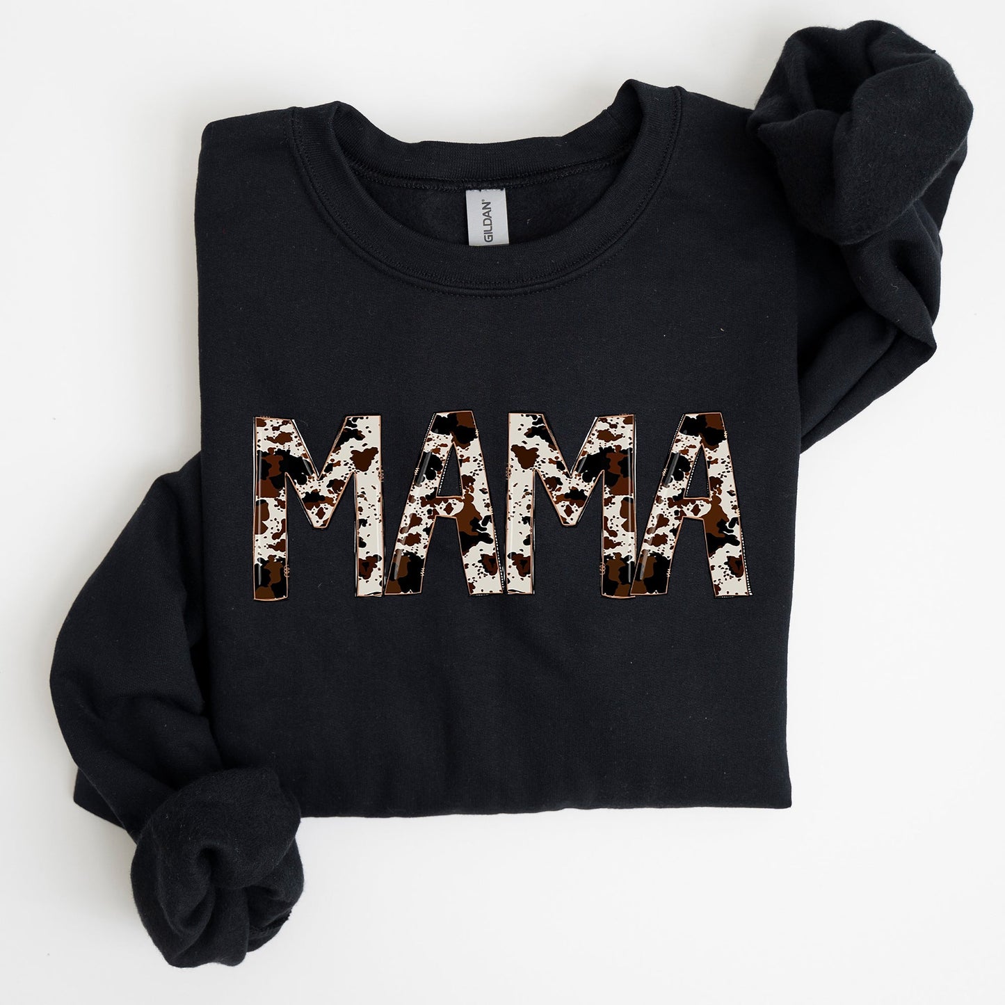 Mama, Cow Print, Mom, Mother's Day Gift Sweatshirt