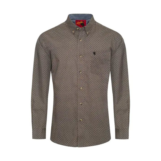 Men's Western Shirt  100% Cotton Poplin Print