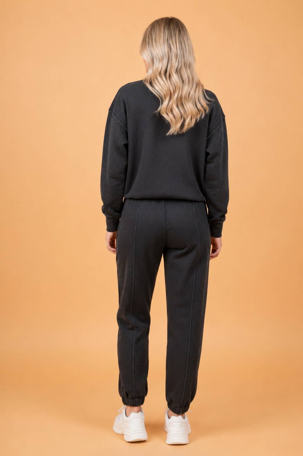 Colorblock Long Sleeve Top and Jogger Pants Set