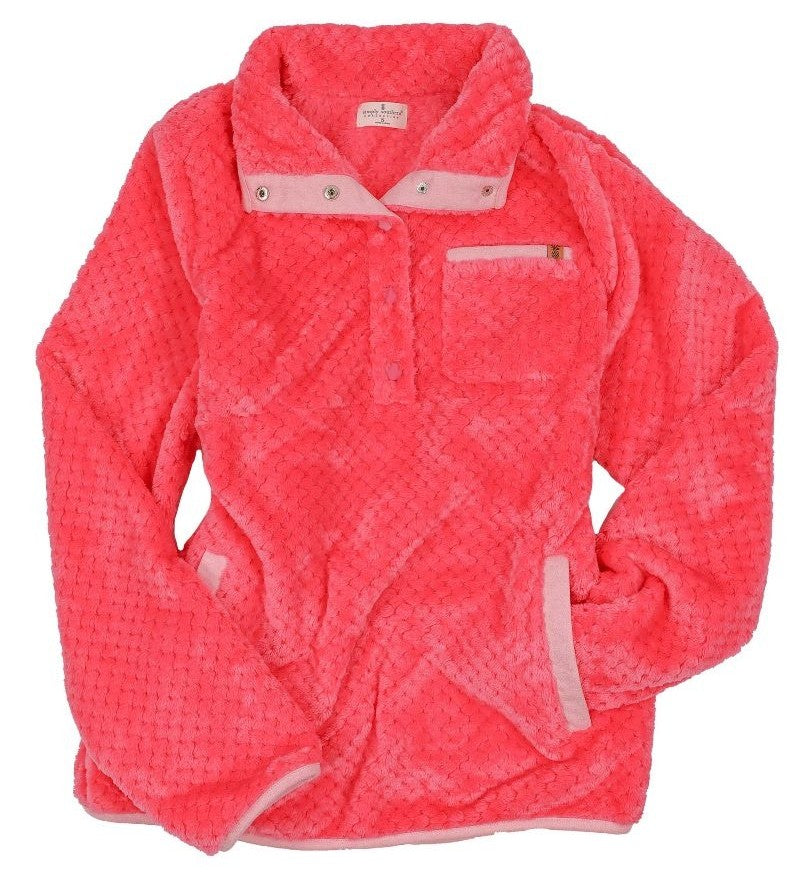 Simply Soft Sherpa - Pink - Pullover - F24 - Simply Southern