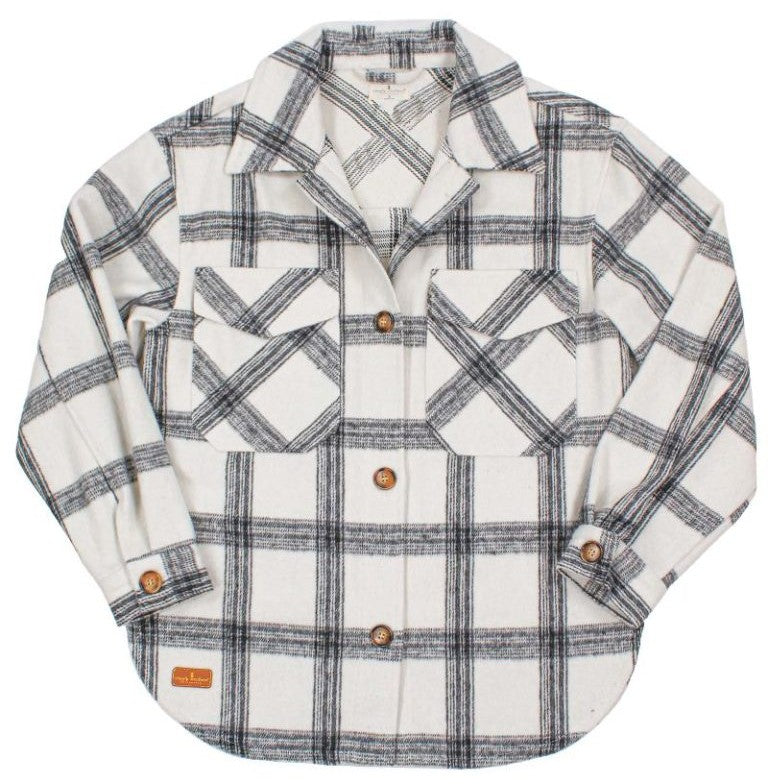 Women's Long Sleeve Shacket/Jacket - Brush - F24 - Simply Southern