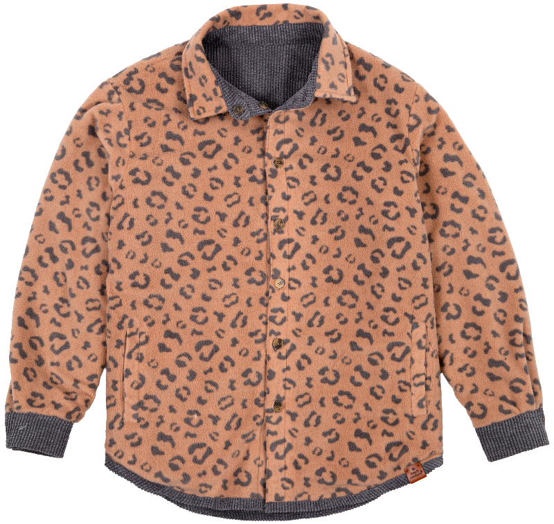 Reversible Shacket - Jacket Leopard - F22 - Simply Southern